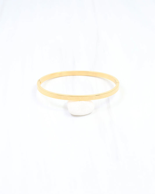 Monique Roman Numeral Bracelet WR Gold