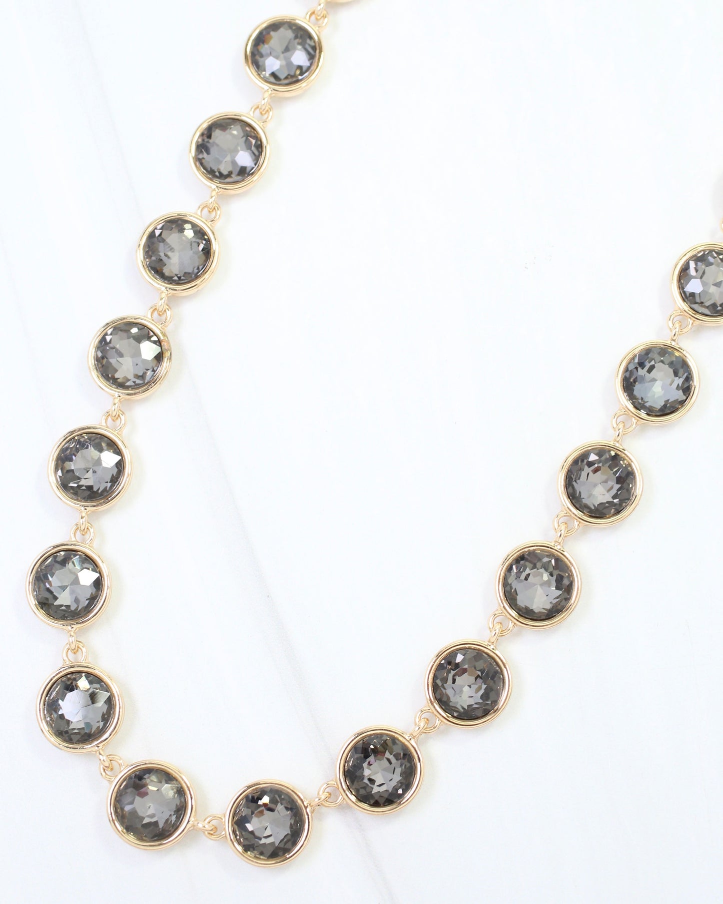 Kadis Crystal Necklace Black Diamond