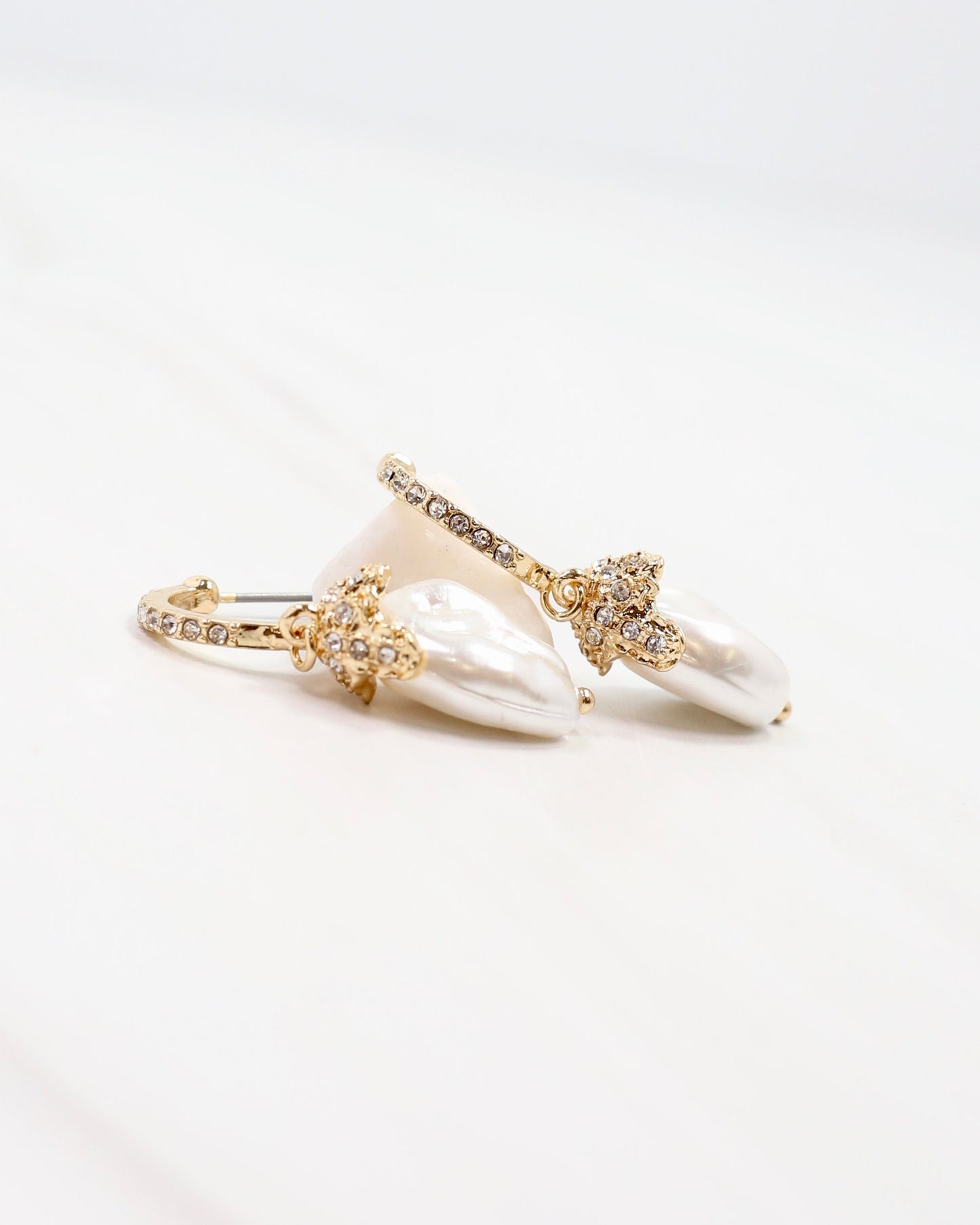 Priscilla Pearl Earring Gold