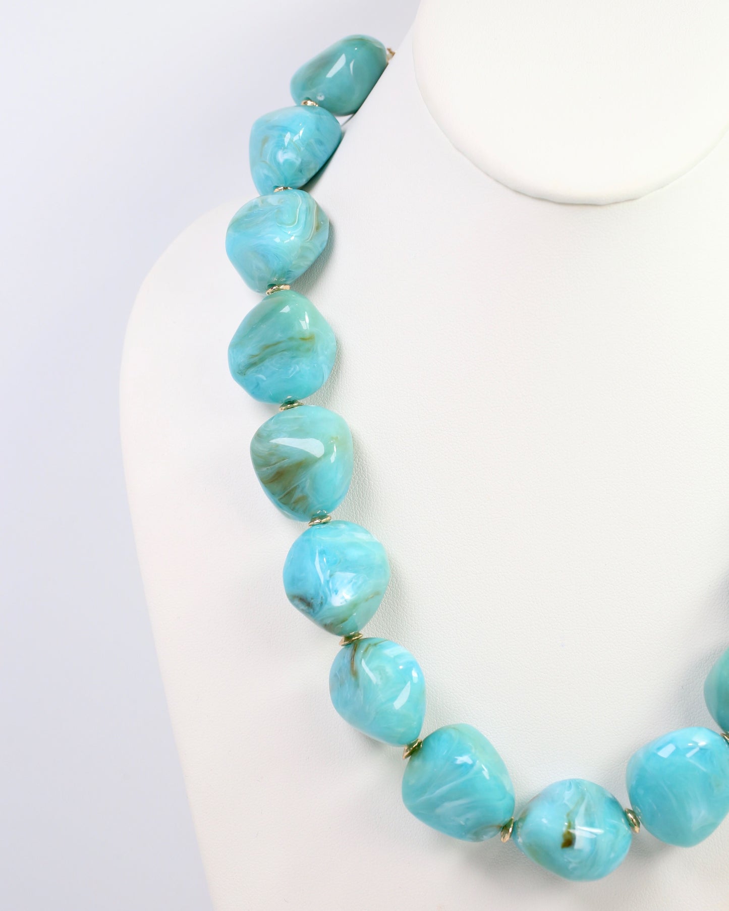 Shelbyville Large Stone Necklace Turquoise