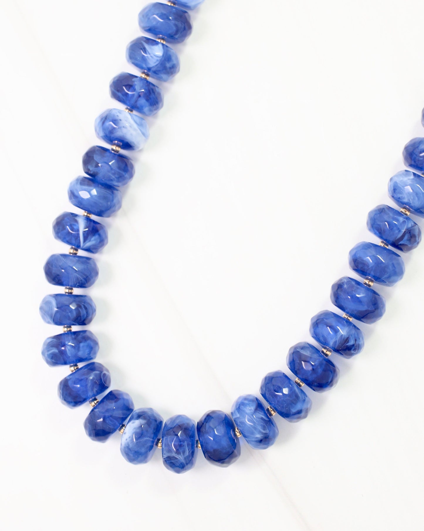 Mansfield Beaded Necklace Blue