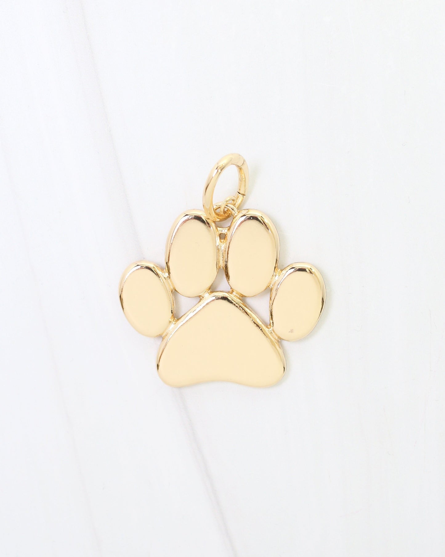 Chelsey Charm Paw Print Gold