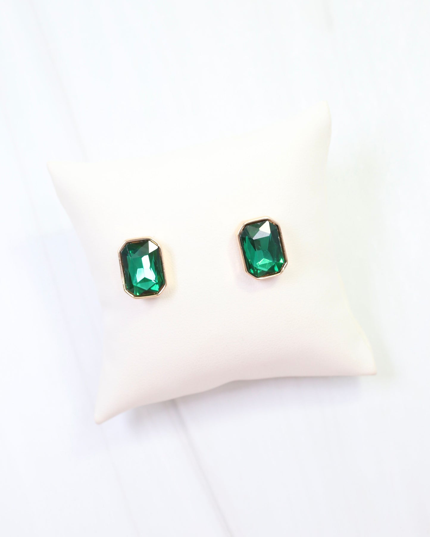 Willis Crystal Earring Green