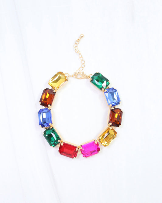 Brinson Crystal Bracelet Dark Multi