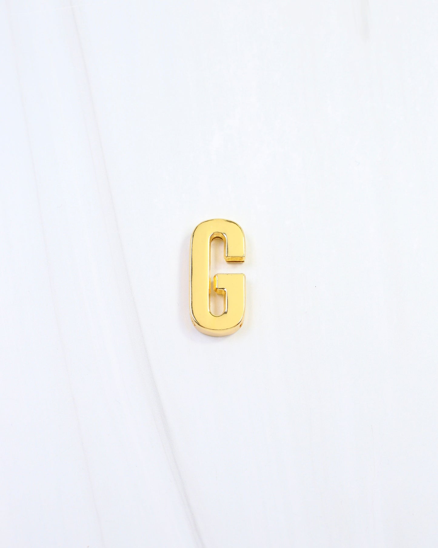 Arlett Initial Scarf Slide G Gold