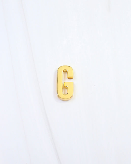 Arlett Initial Scarf Slide G Gold
