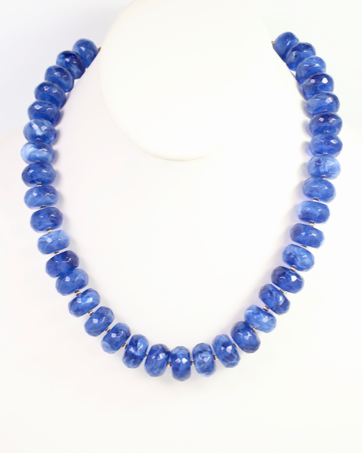 Mansfield Beaded Necklace Blue