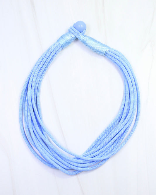 Cranston Cord Necklace Light Blue