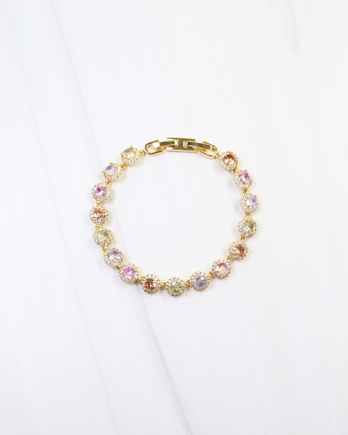 Artesia Crystal Bracelet WR Gold