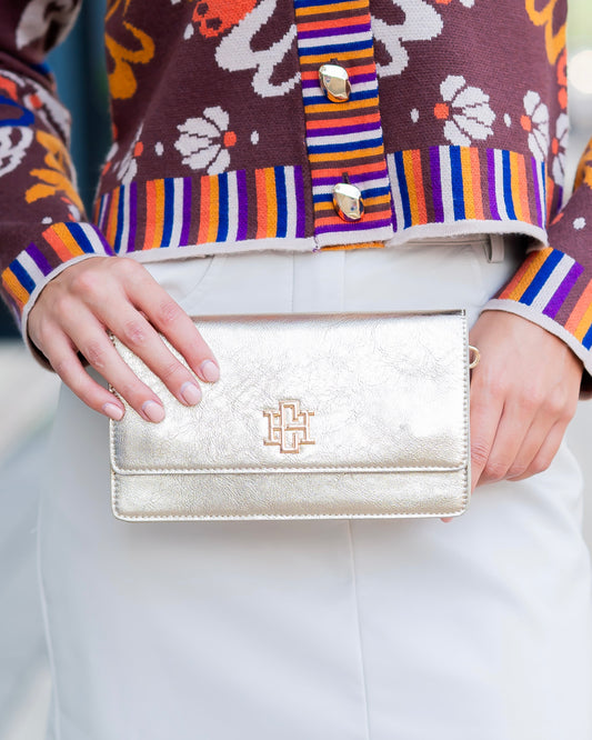 Brynleigh Clutch Crossbody D Gold