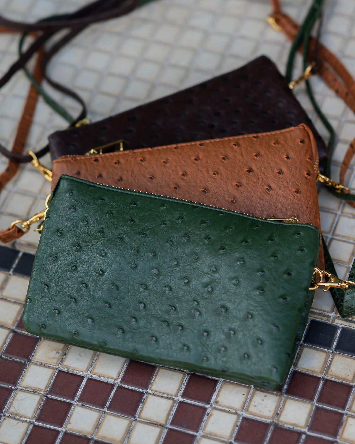 Ostrich Green & Neutral Liz Bundle