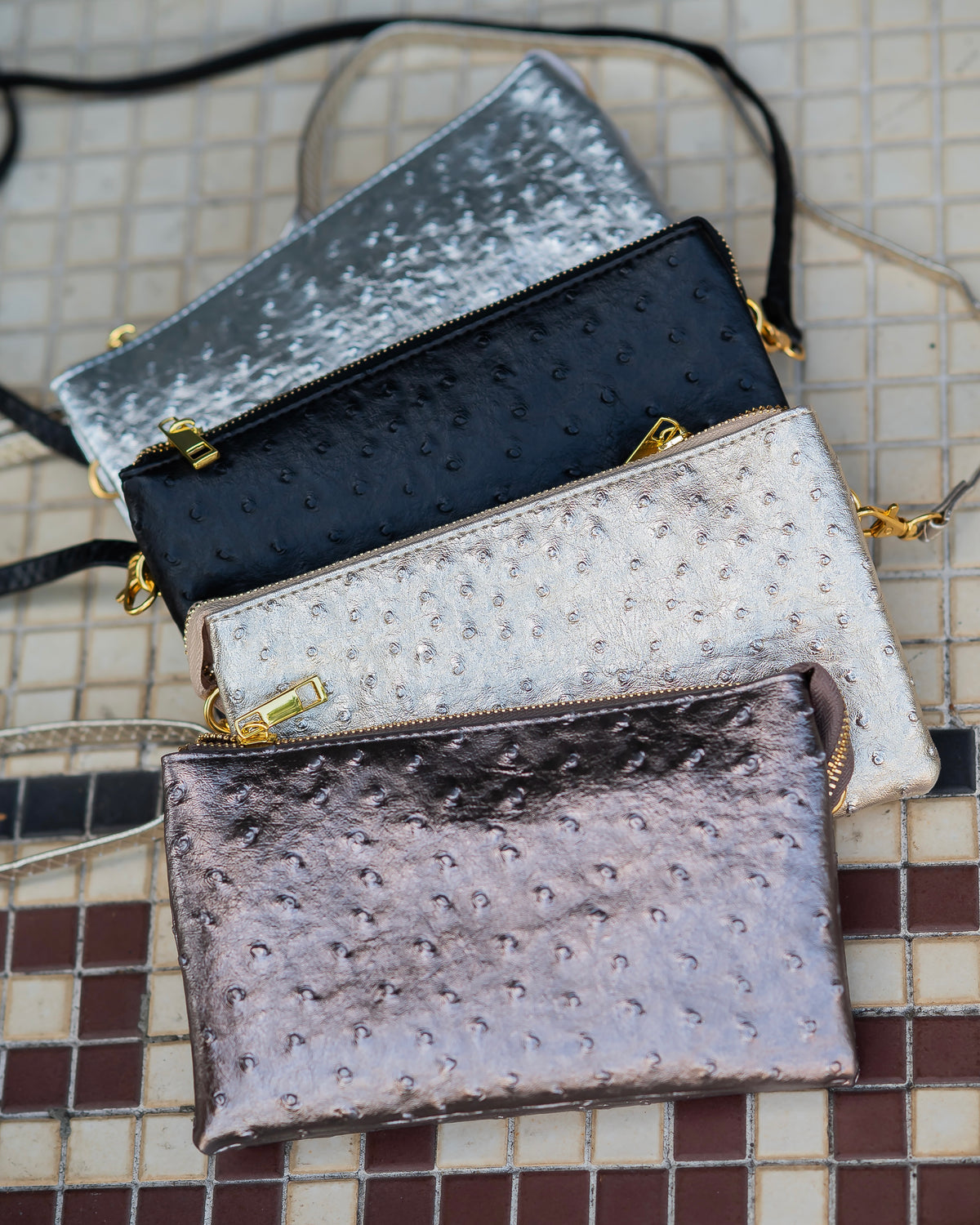 Liz Bag Metallic EO Trio + Black