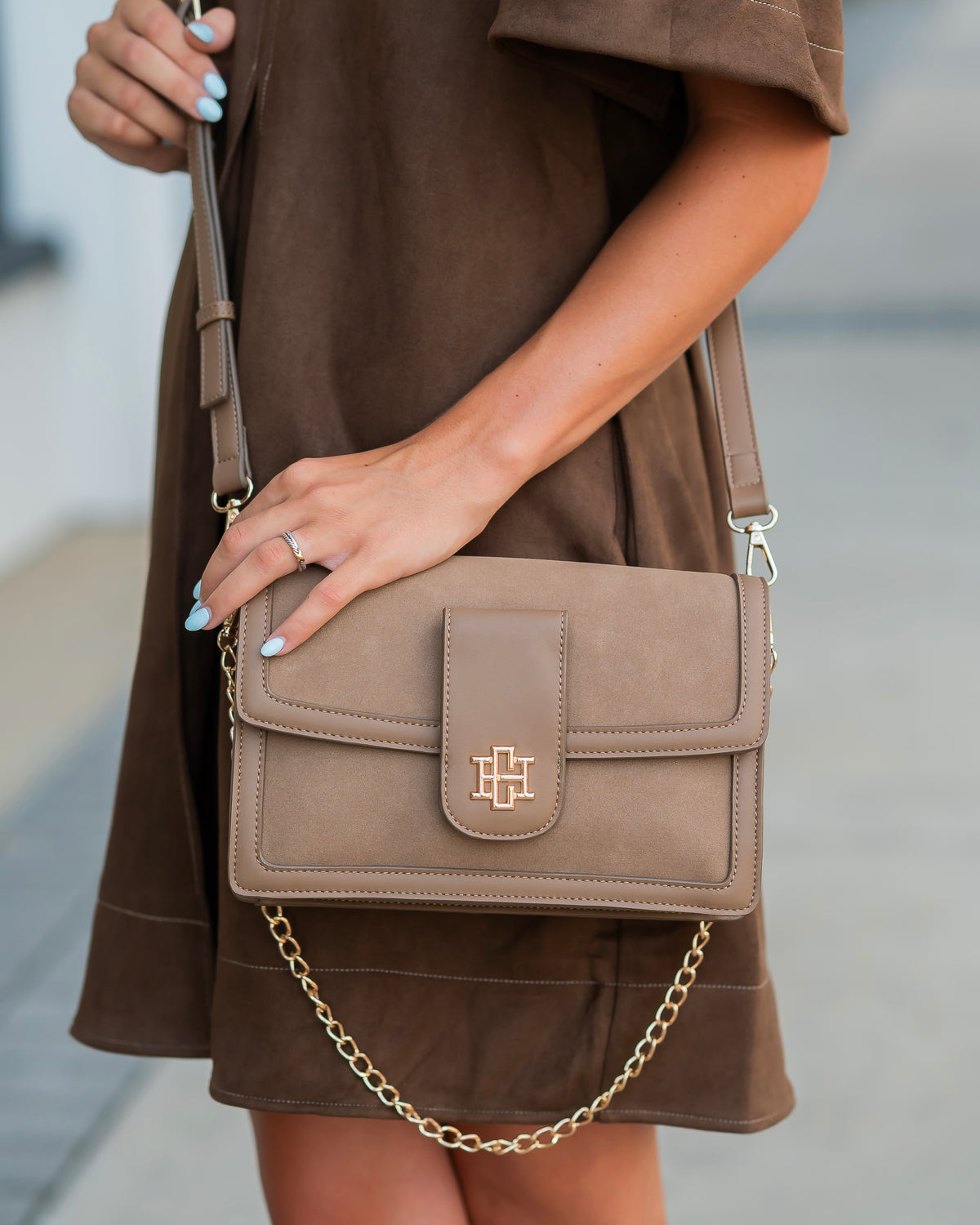 Collins Crossbody Latte S