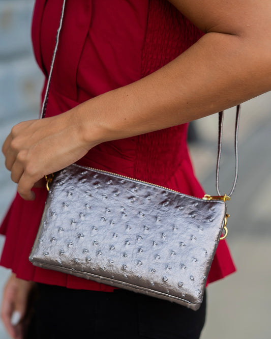 Liz Crossbody Pewter EO