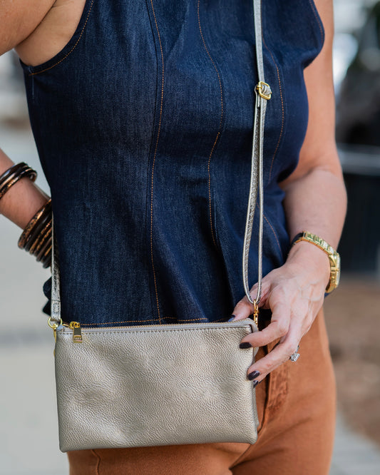 Liz Crossbody Bag Pewter