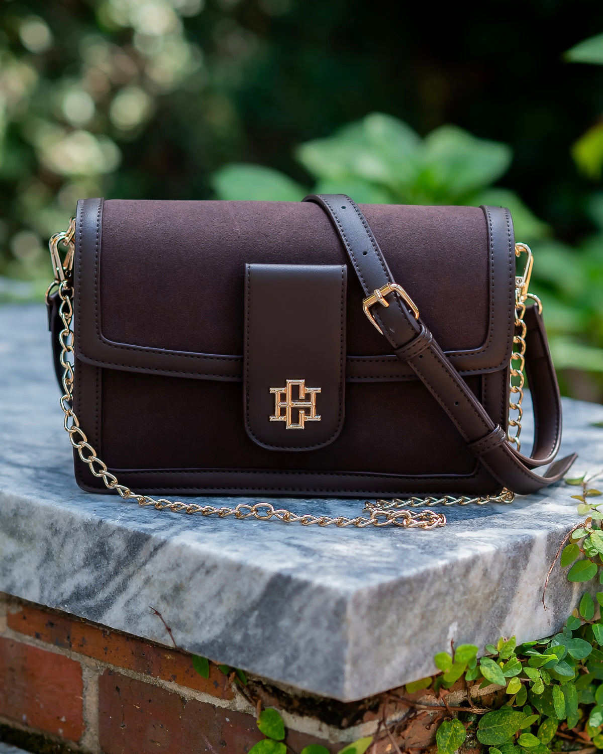 Collins Crossbody Chocolate S