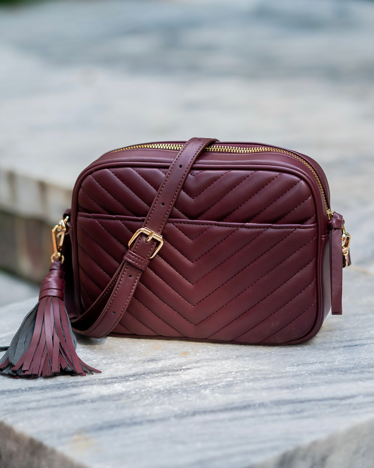 Greer Crossbody Burgundy VQ