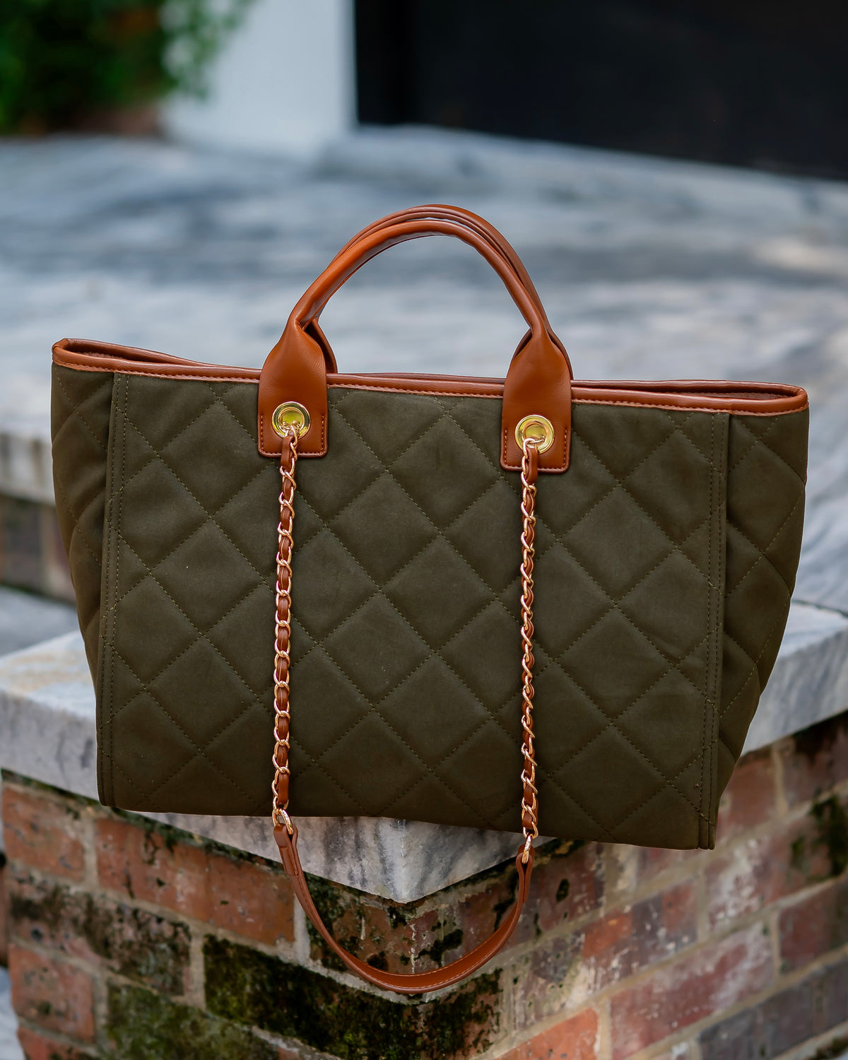 Missy Tote Olive S LD