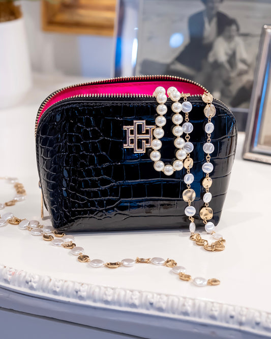 Ibiza Small Pouch Black Patent EC