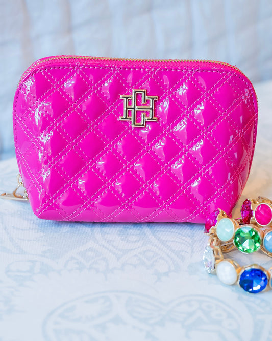 Ibiza Small Pouch Hot Pink Patent