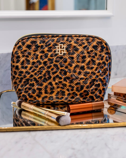 Capri Large Pouch Spotted Patent