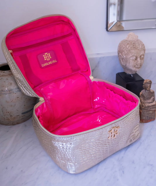 Hampton Train Case Gold EC