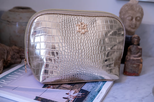 Capri Large Pouch Gold EC