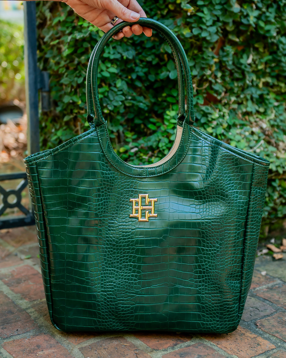 Bellamy Tote Hunter Green EC