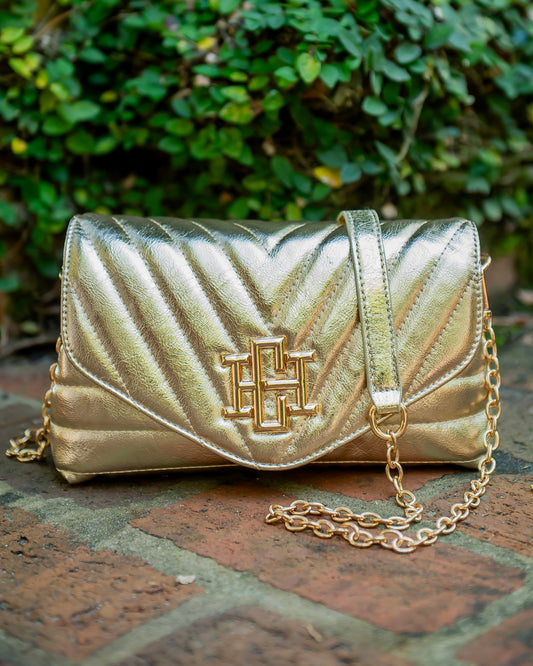 Brandy Crossbody Glimmer Gold