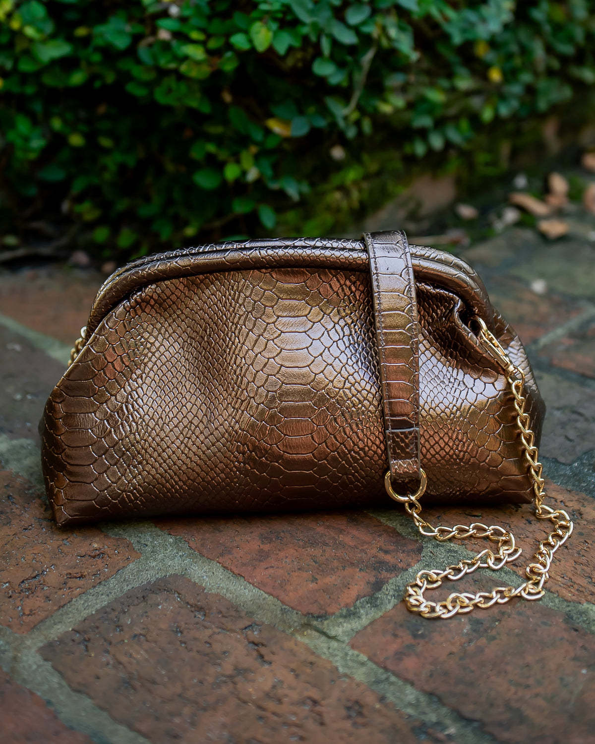 Lennox Folding Clutch Bronze ES
