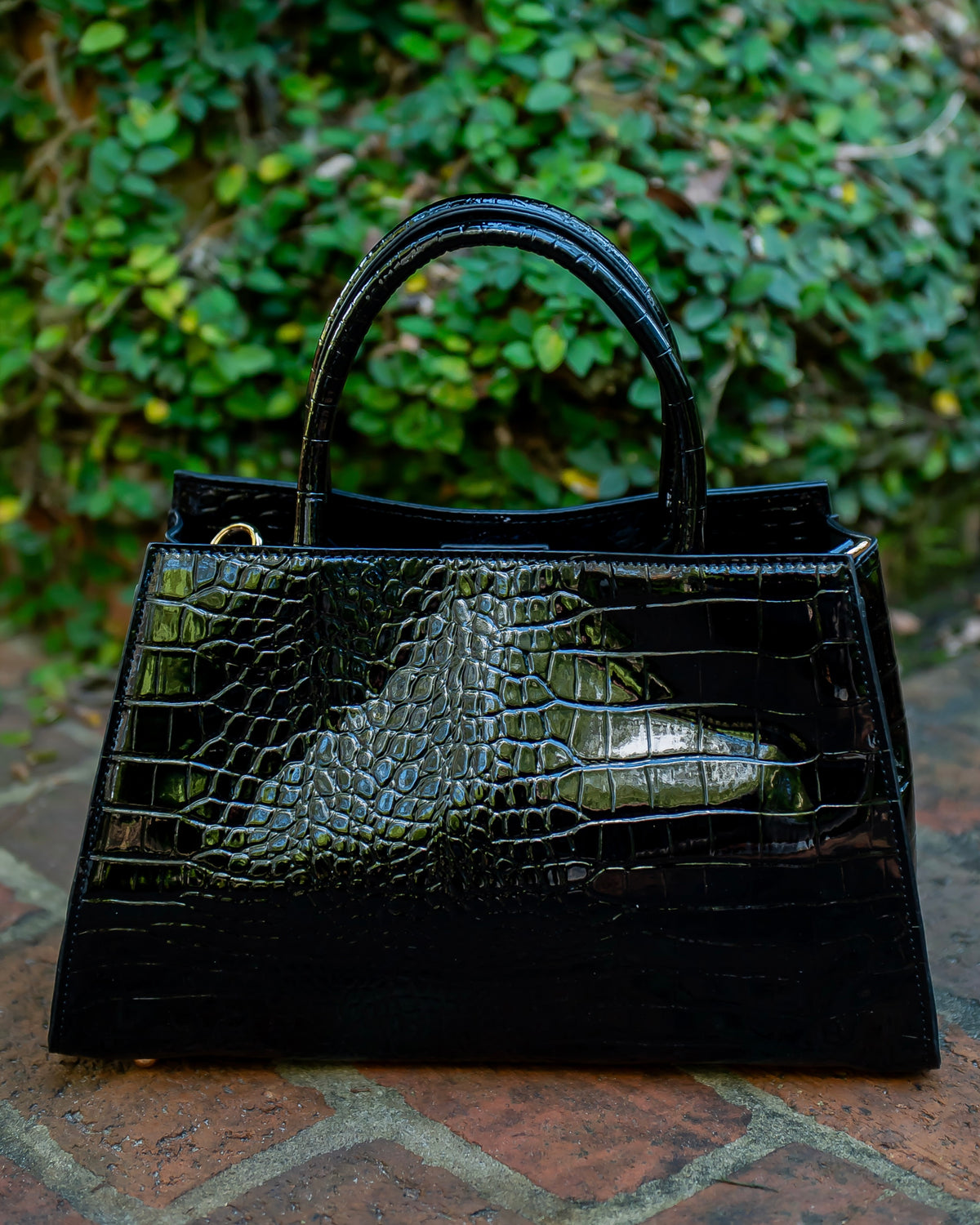 McKenzie Bag Black Patent EC