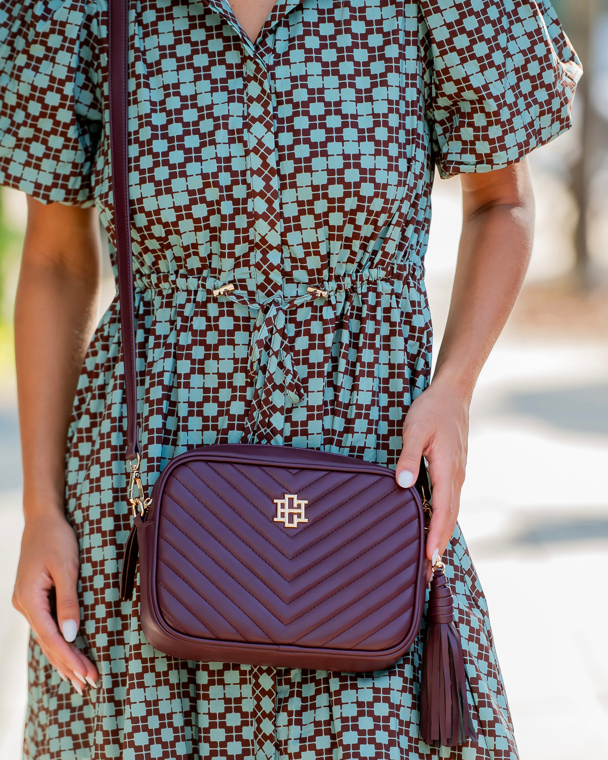 Greer Crossbody Burgundy VQ