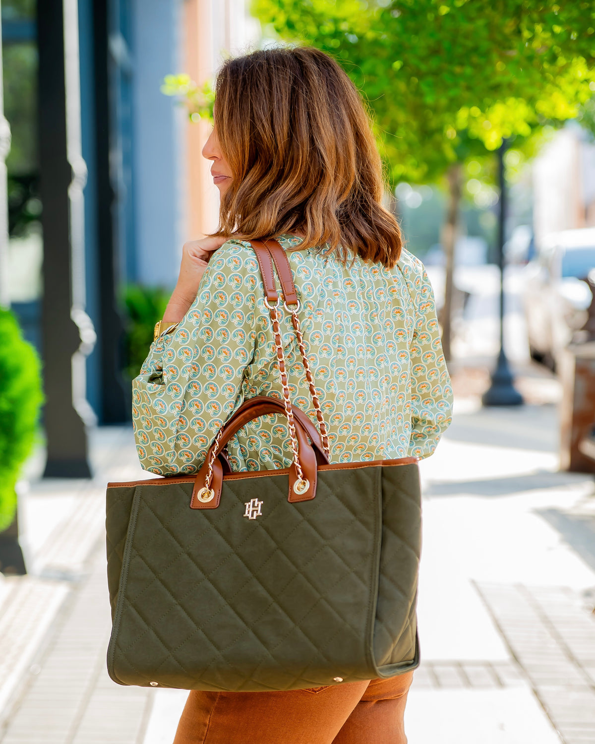 Missy Tote Olive S LD