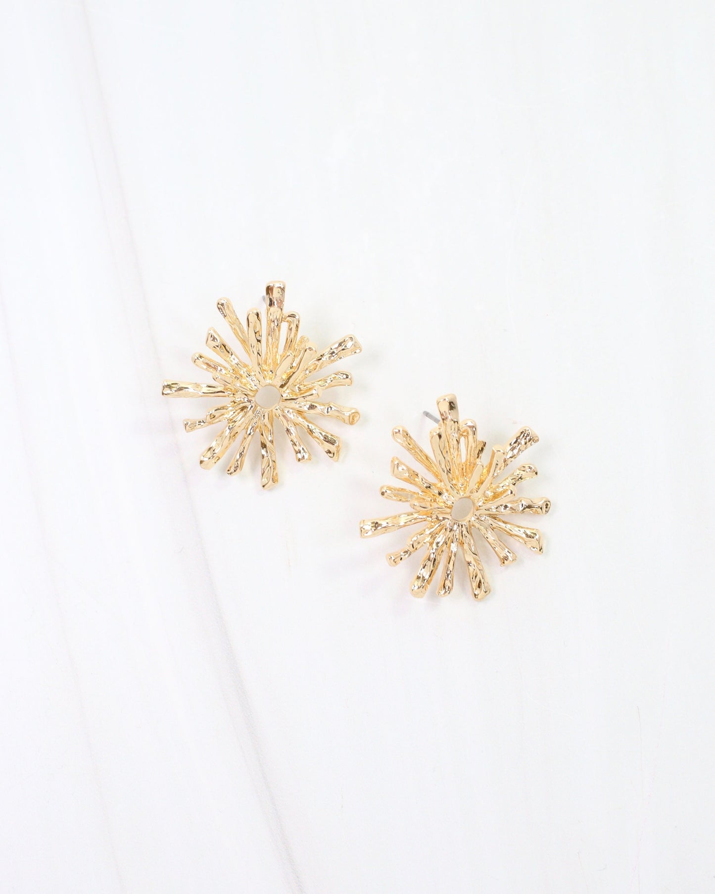 Hillsborough Sunburst Post Earring Gold