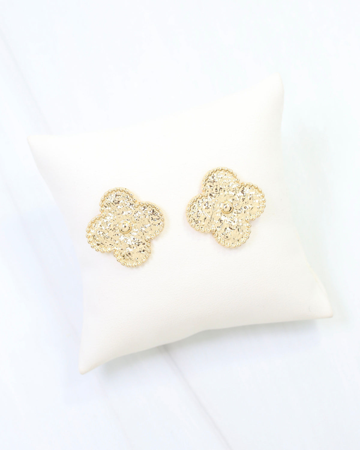 Canberlee Clover Stud Earring Gold