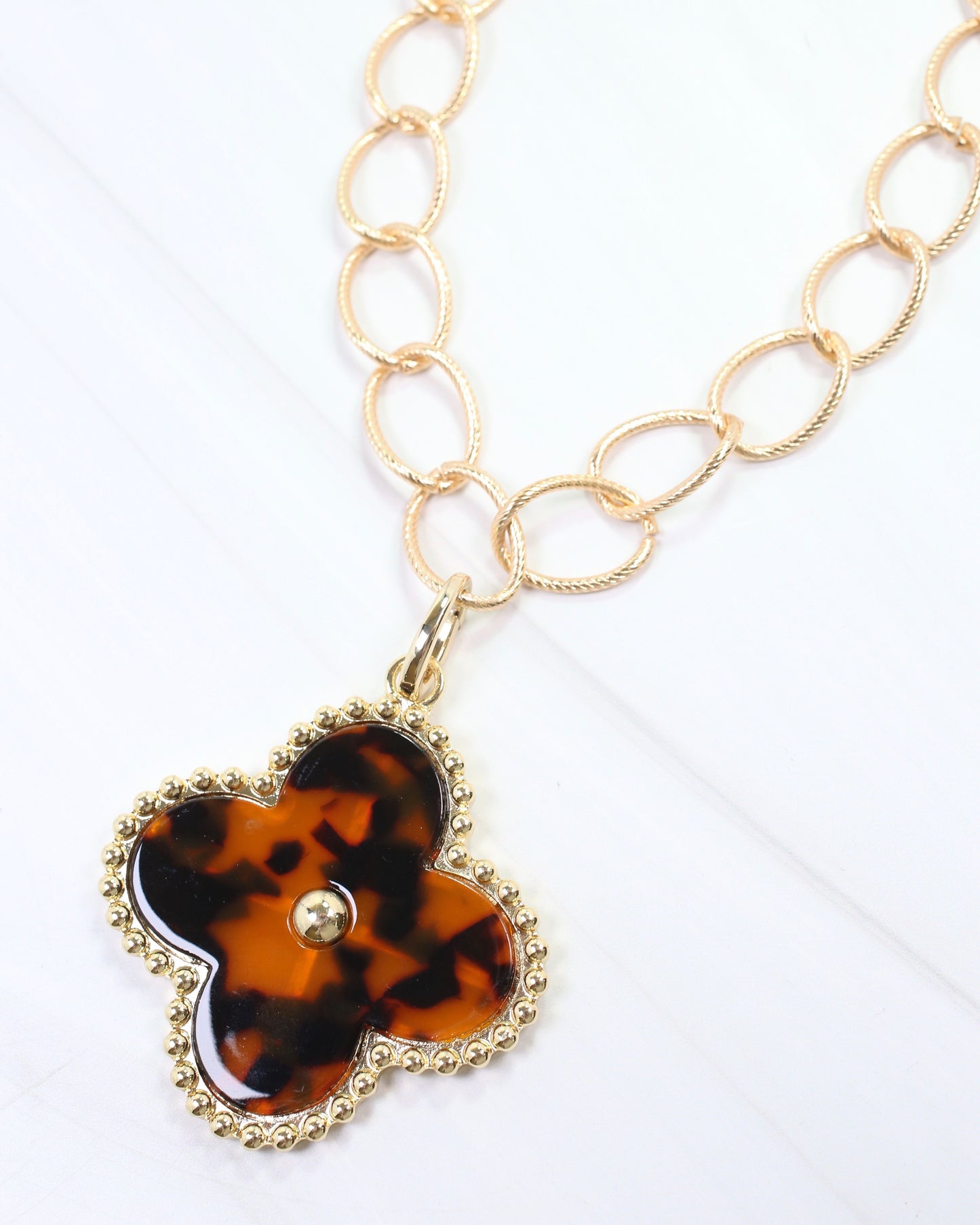 Gina Clover Charm Tortoise