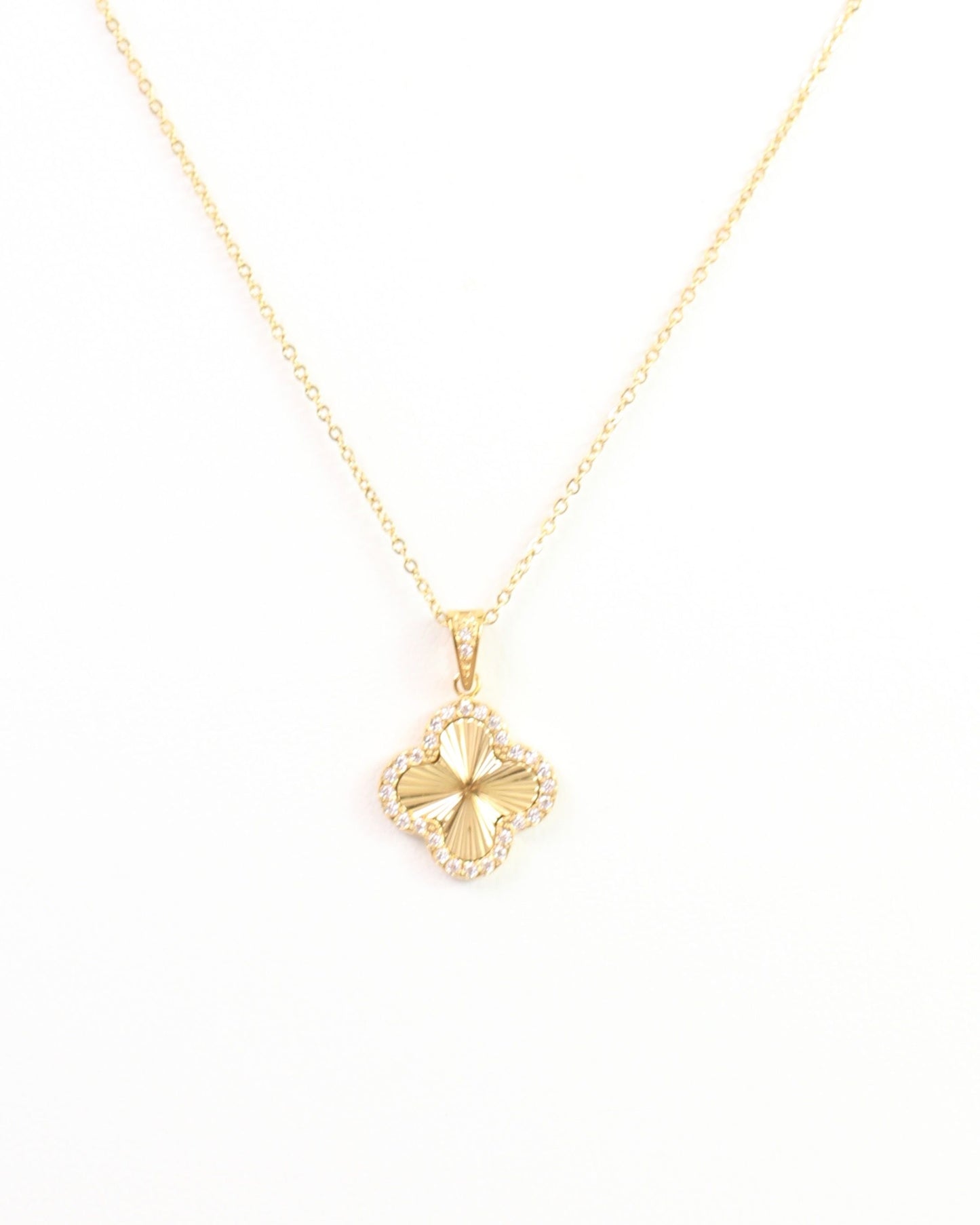 Cambridge Clover Necklace Gold