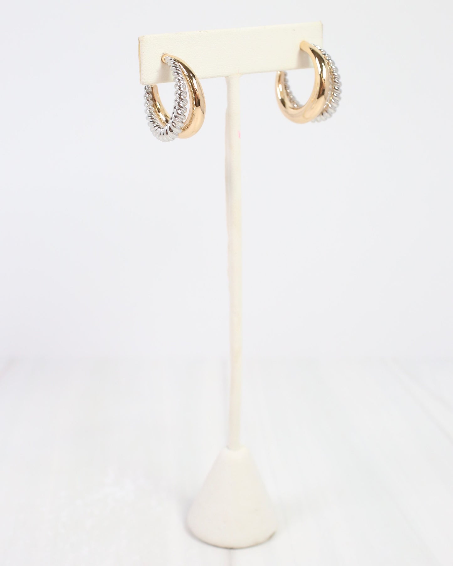 Branson Hoop Earring Gold Silver