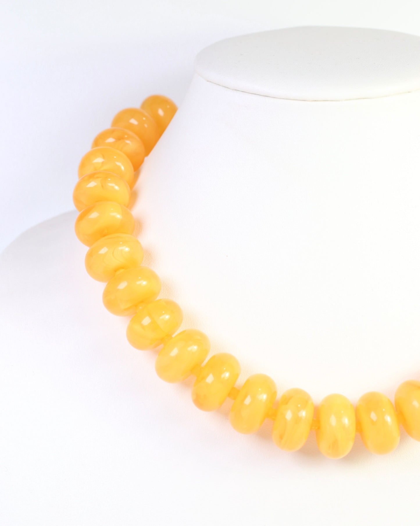 Davis Beaded Necklace Mustard