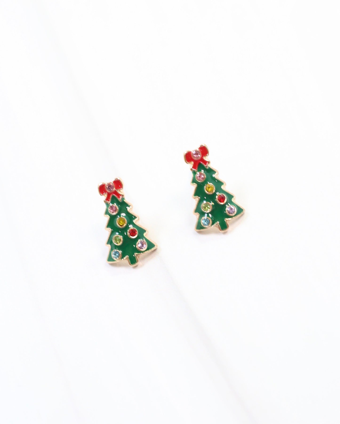 All is Calm Christmas Tree Stud Multi