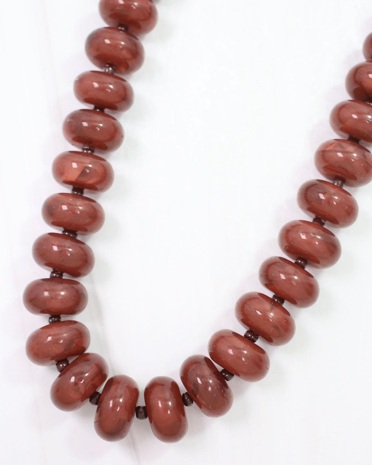 Bryant Beaded  Necklace Brown