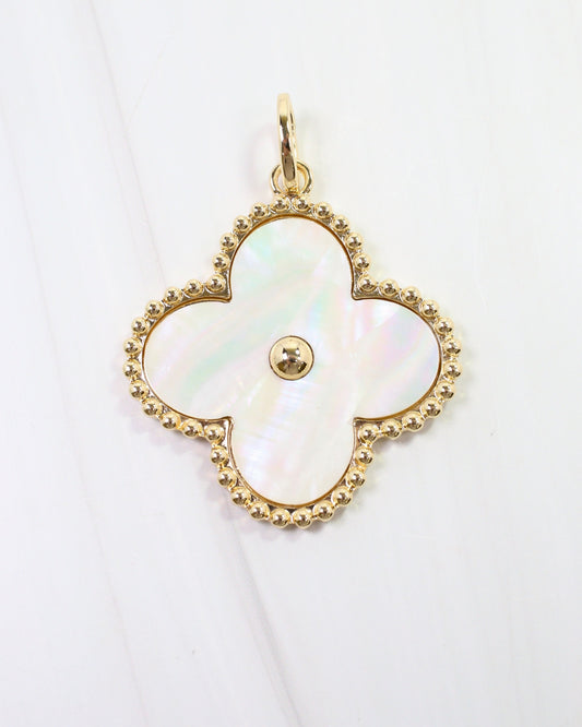 Gina Clover Charm Mother Of Pearl