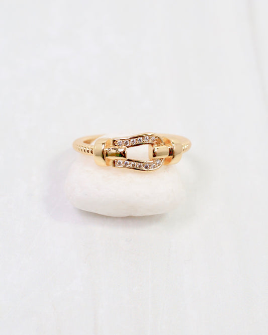 Bangor Buckle Ring WR Gold
