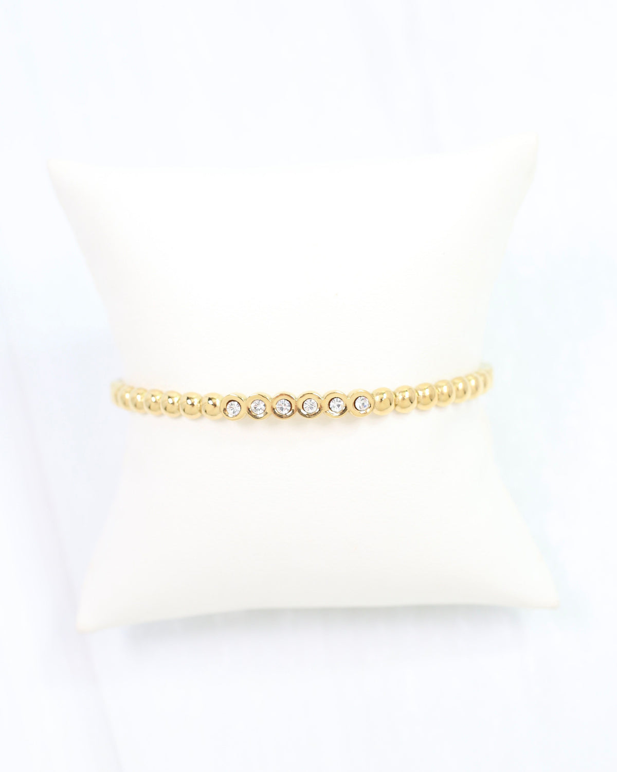 Branson Bead Bracelet WP Gold