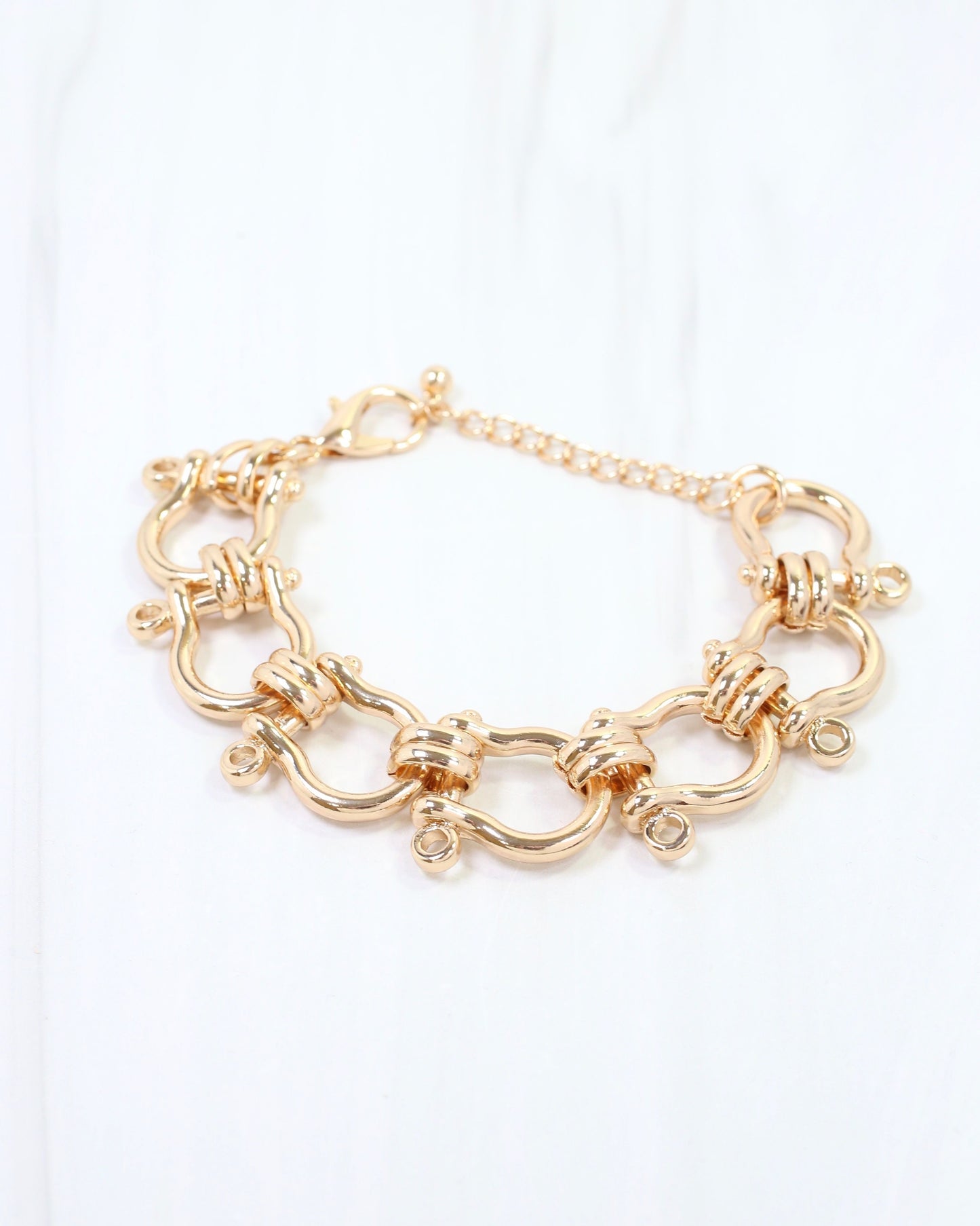 Cannady Horsebit Bracelet WR Gold