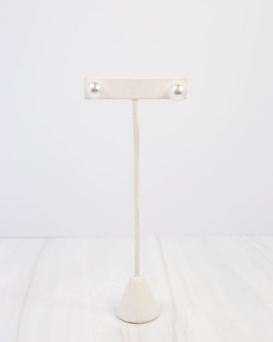 Greenwood Pearl Stud Earring Cream