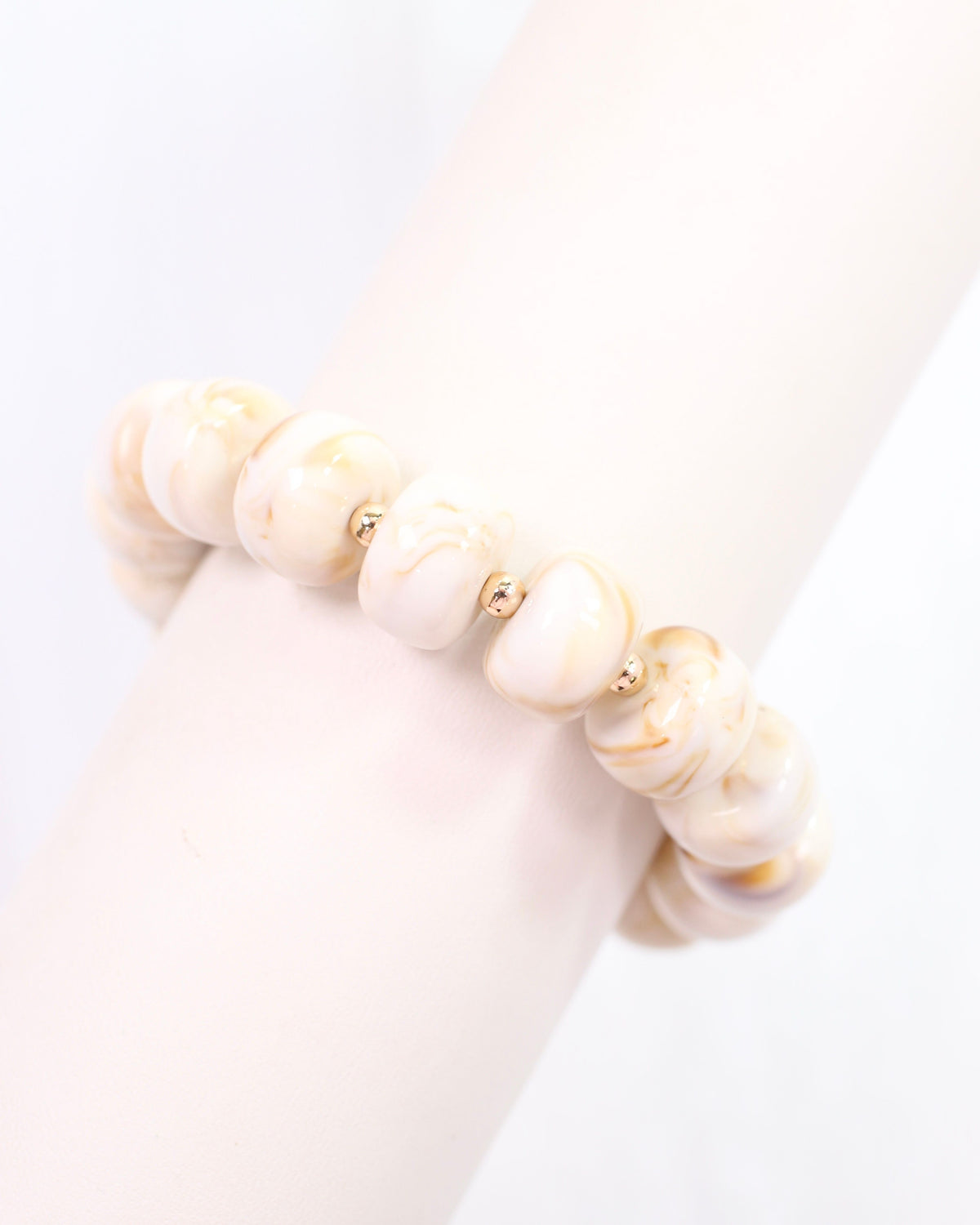 Tanner Beaded Bracelet Ivory
