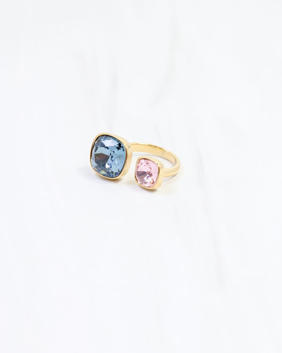 Harper CZ Rhinestone Ring WP Sapphire