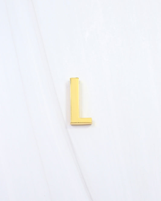 Arlett Initial Scarf Slide L Gold