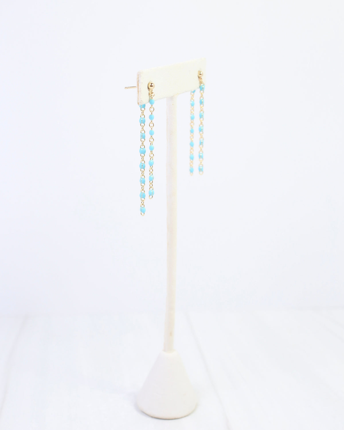 LuLu Chain Drop Earring Turquoise